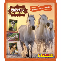 Panini Les plus beaux chevaux du monde, Blister 13 + 2 pochettes