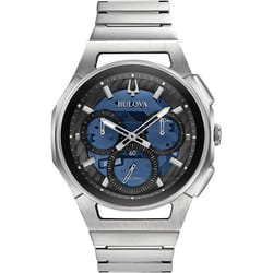 Bulova Montre Homme 96A205 Argenté
