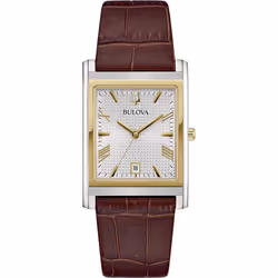 Montre - AcierCuir Marron - Bulova - 98B430