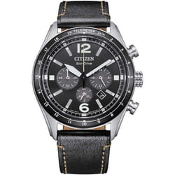 Montre - AcierCuir Noir - Citizen - CA4654-04E