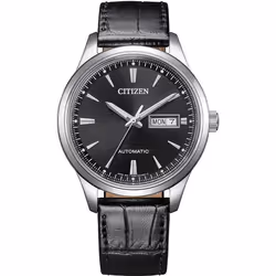 Montre - AcierCuir Noir - Citizen - NY4058-01E