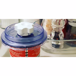 Magic Vac ACO1012 cloche pour aliment Bleu, Blanc Plastique Rond Couvercle alimentaire - Vue supplémentaire 2
