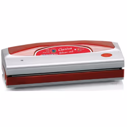 Magic Vac Genius Silver, Rouge, Argent, 800 mbar, 230 V, 50 Hz, 3,15 kg, 390 x 140 x 100 mm
