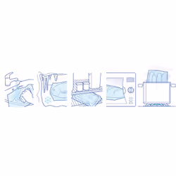 Flaem ACO1117 fourniture & accessoire d'appareils à emballage sous vide Sac sous vide