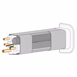 Vecamco 9801-111-08 accessoire de climatiseur Goulotte décorative pour climatiseur