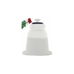 Vecamco - kit 4 support sol 100 blanc reglable anti-vibration