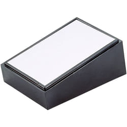 Boîtier pupitre Teko 103.9 plastique, aluminium noir, argent (l x l x h) 160 x 95 x 62 mm 1 pc(s)