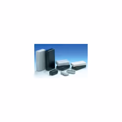 Coffrets portables et pratiques en ABS avec des coins arrondis. Fermeture par simple encliquetage. La base et le couvercle so ...