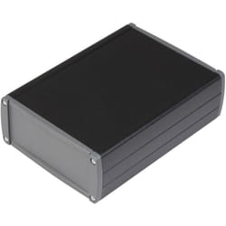 Boîtier universel Teko tekal 32.29 aluminium noir 145 x 105.9 x 41 1 pc(s)