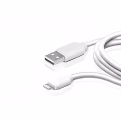 SBS TECABLEUSBIP5 câble Lightning 1 m Blanc