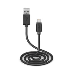 SBS TECABLEUSBIP5K câble Lightning 1 m Noir