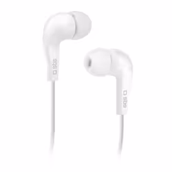 SBS TEINEARWL, Avec fil, 100 - 16000 Hz, Appels/Musique, Casque, Blanc