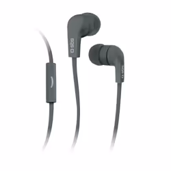 SBS TEFLAT2INEARK, Avec fil, 20 - 20000 Hz, Appels/Musique, Casque, Noir