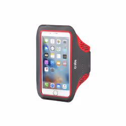 SBS TESPORTFITBANDR, Boîte à brassard, Toutes marques, 12,7 cm (5"), Gris, Rouge