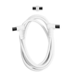 Ekon ECAN1890MFW câble coaxial 1,8 m 9,5 mm Blanc