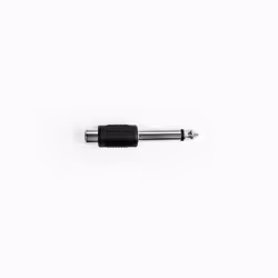 Ekon ECARCAF63JACKM, Noir, RCA, 6,3 mm, Femelle, Mâle, 100 mm