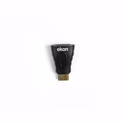 Ekon ECVHDMIADFM, Mini-HDMI, HDMI, Noir