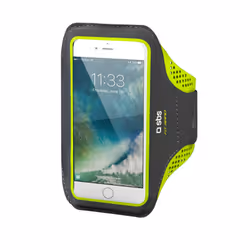 SBS TESPORTFITBANDXXLK, Boîte à brassard, Toutes marques, 14 cm (5.5"), Noir, Vert