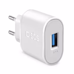 SBS TETR1USB2AWFAST, Intérieure, Secteur, 5 V, Blanc