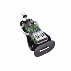 SBS TECRUSB1ASTD chargeur d'appareils mobiles Smartphone Noir Allume-cigare Auto