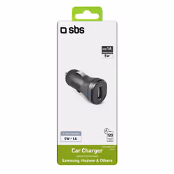 SBS TECRUSB1ASTD chargeur d'appareils mobiles Smartphone Noir Allume-cigare Auto