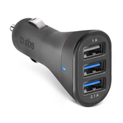 SBS TECR3USB41AFAST chargeur d'appareils mobiles Universel Noir Allume-cigare Charge rapide Auto