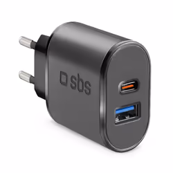 SBS TETRUSBTC3AUL, Intérieure, Secteur, 5 V, Noir