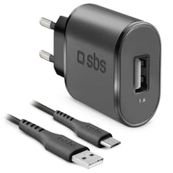 SBS TETRKITMIC1ASTD chargeur d'appareils mobiles Universel Noir Secteur Intérieure
