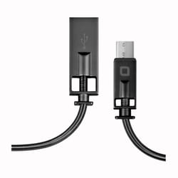 SBS TECABLELUXTYPCG câble USB 1 m USB 2.0 USB A USB C Noir