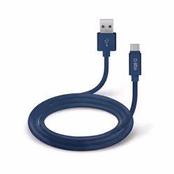 SBS TECABLPOLOTYPECB, 1 m, USB A, USB C, USB 2.0, Bleu