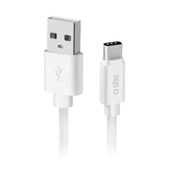 SBS TECABLPOLOTYPECW câble USB 1 m USB 2.0 USB A USB C Blanc