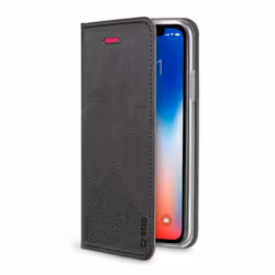 SBS TEBOOKIPXK, Étui avec portefeuille, Apple, Apple iPhone X Apple iPhone XS, 14,7 cm (5.8"), Noir