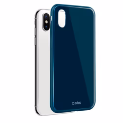 SBS TECOVVITROIPXB, Housse, Apple, Apple iPhone XS Apple iPhone X, 14,7 cm (5.8"), Bleu