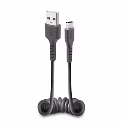 SBS TECABLETYPCSK, 0,5 m, USB A, USB C, USB 2.0, Noir