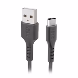 SBS TECABLETC220K, 2 m, USB A, USB C, USB 2.0, Noir