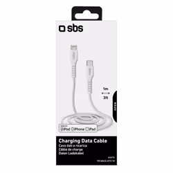 SBS TECABLELIGTC1W câble Lightning 1 m Blanc - Vue supplémentaire 4
