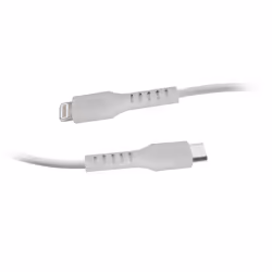 SBS TECABLELIGTC2W câble Lightning 2 m Blanc