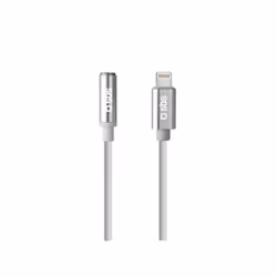 SBS TEADAPTJACKMFIW, 3,5mm, Femelle, Lightning, Mâle, 0,15 m, Blanc