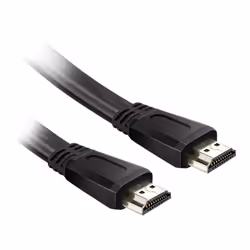 Ekon ECVHDMI10FLAT, 1 m, HDMI Type A (Standard), HDMI Type A (Standard), 18 Gbit/s, Noir