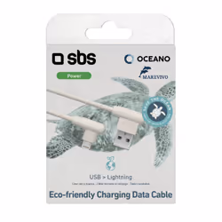 SBS TEOCNLIGHW câble Lightning 1 m Blanc
