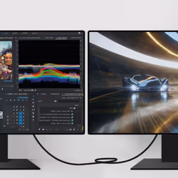 Ekon ECITDPORT18MMK câble vidéo et adaptateur 1,8 m DisplayPort Noir - Vue supplémentaire 3