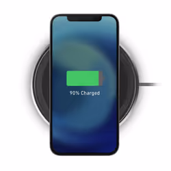 SBS TEWIRELESSUF10W chargeur d'appareils mobiles Smartphone Noir USB Recharge sans fil Charge rapide Intérieure