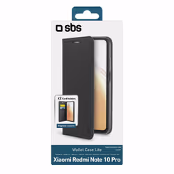 SBS Book Wallet Lite 16,9 cm (6.67") Étui avec portefeuille Noir
