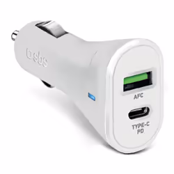 SBS TECRPD20W, Auto, Allume-cigare, 12 V, Blanc