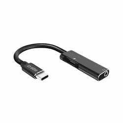 SBS TEJACKTYCCHARGK, 3.5mm, USB-C, 0,09 m, Noir