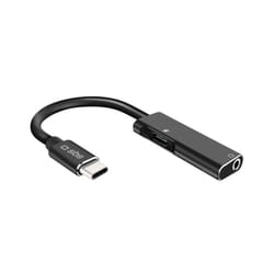 SBS TEJACKTYCCHARGK changeur de genre de câble 3.5mm USB-C Noir