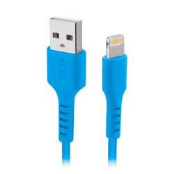 SBS TECABLEUSBIP589A, 1 m, Lightning, USB A, Mâle, Mâle, Bleu