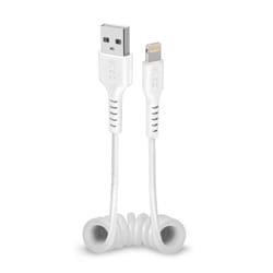 SBS TECABLEUSBIP589SW câble Lightning Blanc
