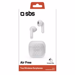 SBS TWS Air Free Écouteurs TWS Ecouteurs Appels/Musique Socle de chargement Blanc - Vue supplémentaire 2