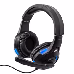 SBS MHHEADBUSTERK, Avec fil, Jouer, Casque, Noir